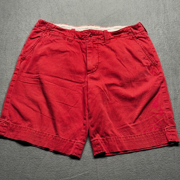 Polo Ralph Lauren Other - Polo Ralph Lauren Mens Chino Shorts Red Cotton Size 35 Classic Fit